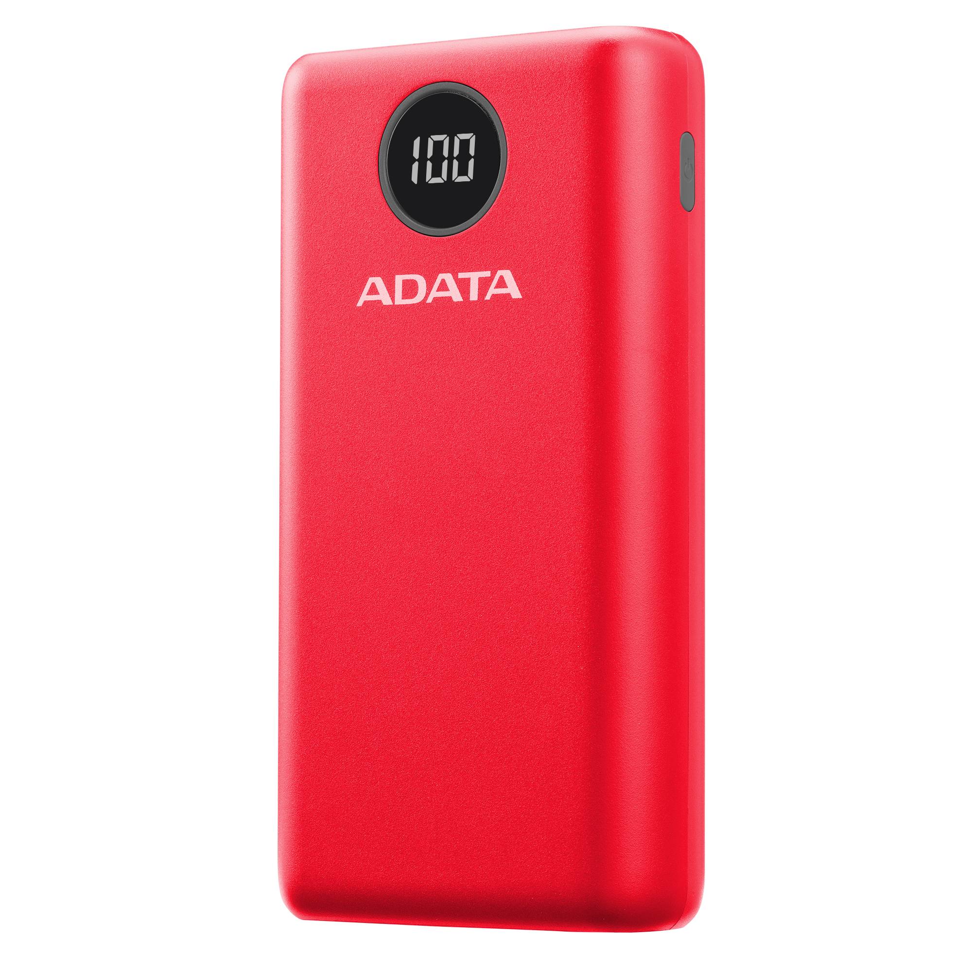 PowerBank ADATA P20000QCD - 20, 000 mAh. Compatible con Qualcomm QC 3.0 y USB Power Delivery 3.0. indicador digital de carga y 2 puertos USB-A y 1 USB-C PowerBank ADATA P20000QCD - 20, 000 mAh. Compatible con Qualcomm QC 3.0 y USB Power Delivery 3.0. indicador digital de carga y 2 puertos USB-A y 1 USB-C
